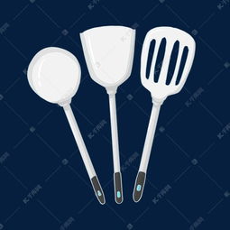 卡通灰色廚房用品素材圖片免費下載 千庫網